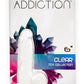 Crystal Addiction Dildo with Balls - Clear - 6in