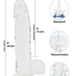 Crystal Addiction Dildo with Balls