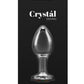 Crystal Desires Rainbow Gem Glass Anal Plugs