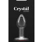 Crystal Desires Red Heart Glass Anal Plugs
