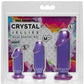 Crystal Jellies Anal Starter - Purple - 3 Piece Kit