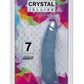 Crystal Jellies Thin Dildo - Clear/Pink - 7in