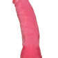 Crystal Jellies Thin Dildo - Clear/Pink - 7in