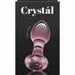 Crystal Premium Glass Gem Probe - Pink