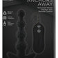 Decadence Anchors Away Silicone Vibrating Butt Plug with Remote Control - Black