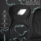 Decadence Shafter Shock Silicone Electro Shock Cock Ring with Remote Control - Black