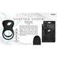 Decadence Shafter Shock Silicone Electro Shock Cock Ring with Remote Control
