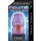 Delite Heated Rose Rechargeable Masturbator - Purple