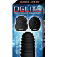 Delite Pocket Masturbator Kit - Black