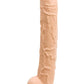 Dick Rambone Dildo - Vanilla - 17in - Bulk