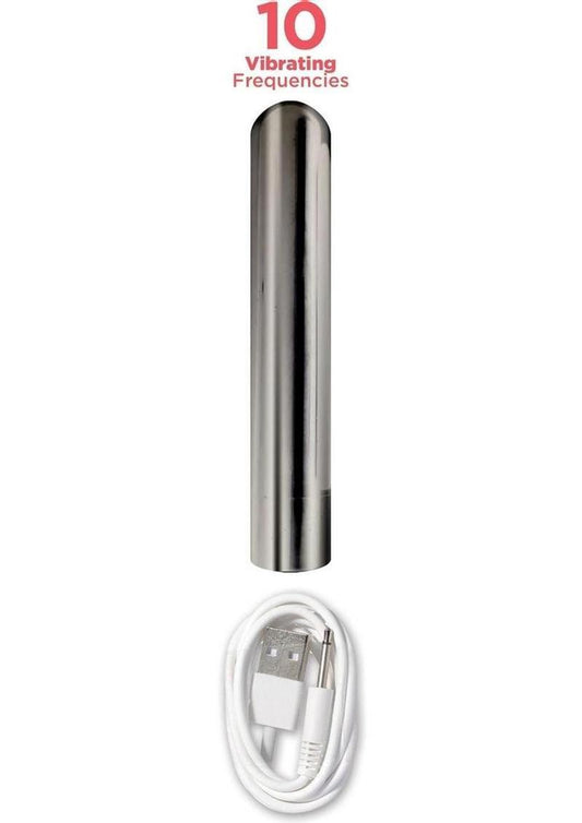 Dickboy Vibes Rechargeable Silicone Multi Speed Dildo - Vanilla - 6in