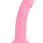 Dildolls Glitzy Silicone Dildo - Pink
