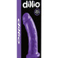Dillio Realistic Dildo - Purple - 8in