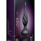 Discover Rechargeable Silicone Anal Vibrator with Remote Control - Black/Rose Gold