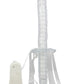 Double Fuk Vibrating Dildo Strap-On - Clear