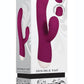 Double Tap Silicone Rechargeable G-Spot Vibrator - Red
