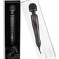 Doxy Number 3 Wand Plug-In Vibrating Body Massager - Black/Matte Black/Metal - Small
