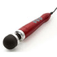 Doxy Die Cast 3 Wand Plug-In Vibrating Body Massager - Metal/Red - Small