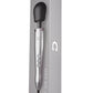 Doxy Die Cast Wand Metal Plug-In Vibrating Body Massager - Brushed Metal/Metal