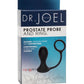 Dr. Joel Kaplan Prostate Silicone Probe Butt Plug with Cock Ring - Black