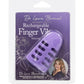 Dr. Laura Berman Rechargeable Silicone Finger Vibrator - Purple