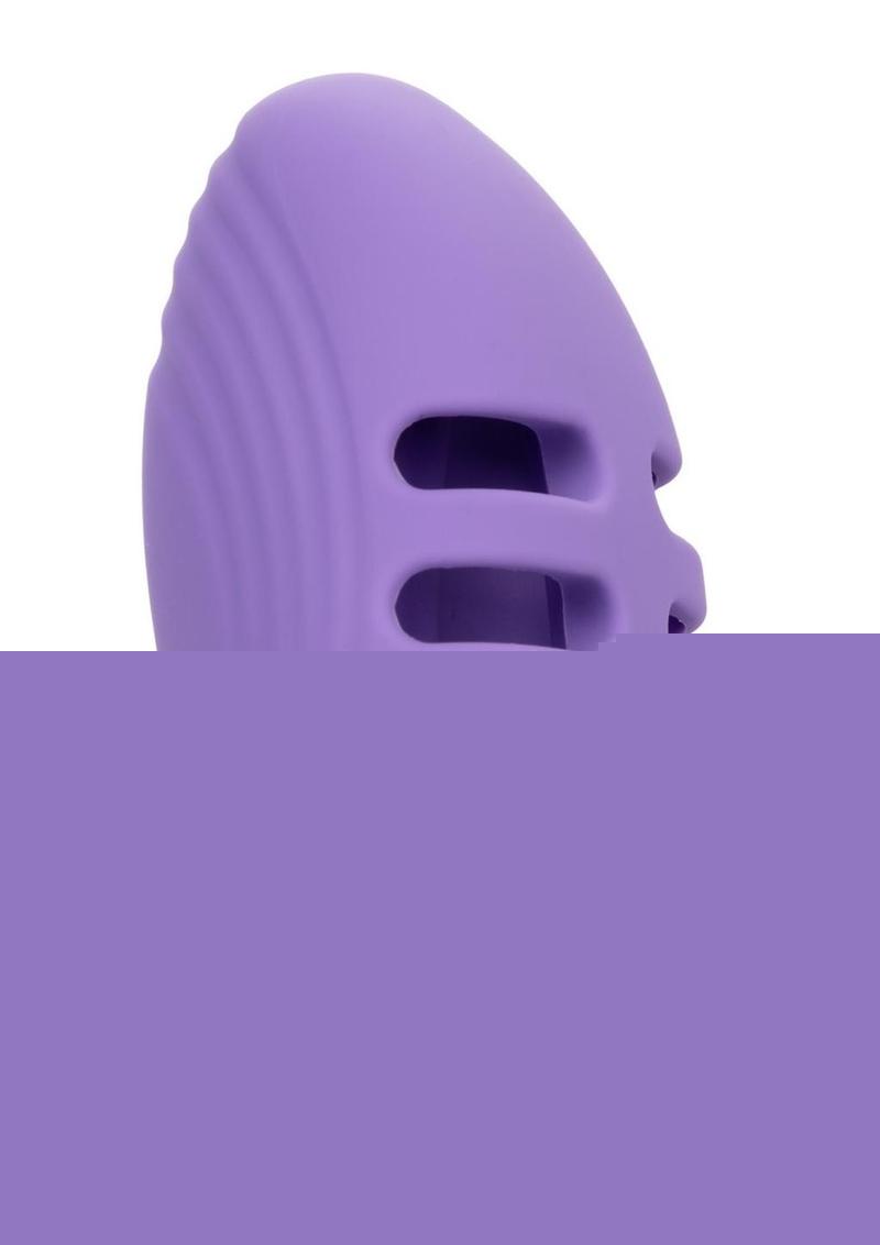 Dr. Laura Berman Rechargeable Silicone Finger Vibrator - Purple