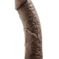 Dr. Skin Glide Self Lubricating Dildo - Chocolate - 8in