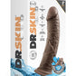 Dr. Skin Glide Self Lubricating Dildo - Chocolate - 8in
