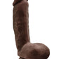 Dr. Skin Glide Self Lubricating Dildo with Balls