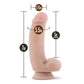 Dr. Skin Dr. Samuel Silicone Dildo with Balls and Suction Cup