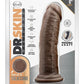 Dr. Skin Dr. Shepherd Silicone Dildo with Suction Cup - Chocolate - 8in
