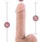 Dr. Skin Silicone Dr. Beckham Rechargeable Thumping Dildo with Remote Control