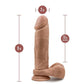 Dr. Skin Silicone Dr. Julian Dildo with Balls and Suction Cup
