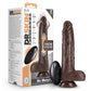 Dr. Skin Silicone Dr. Murphy Rechargeable Thrusting Dildo with Remote Control - Chocolate - 8in