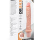 Dr. Skin Silicone Dr. Richard Vibrating Dildo - Vanilla - 9in