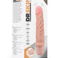 Dr. Skin Silicone Dr. Robert Vibrating Dildo - Vanilla - 7in