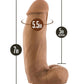 Dr. Skin Silicone Dr. Samuel Dildo with Balls and Suction Cup