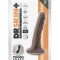 Dr. Skin Plus Posable Dildo - Chocolate - 5in