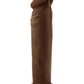 Dr. Skin Plus Posable Dildo - Chocolate - 6in