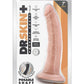 Dr. Skin Plus Posable Dildo - Vanilla - 7in