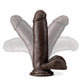 Dr. Skin Plus Posable Dildo with Balls and Suction Cup