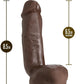 Dr. Skin Plus Thick Posable Dildo with Squeezable Balls