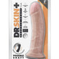 Dr. Skin Plus Thick Posable Dildo with Suction Cup - Vanilla - 8in