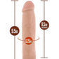 Dr. Skin Plus Thick Posable Dildo with Suction Cup