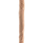 Dr. Skin Plus Posable Double Dong - Vanilla - 14in