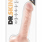 Dr. Skin Cock 1 Dildo with Balls and Suction Cup - Vanilla - 9in