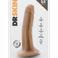 Dr. Skin Cock Dildo with Suction Cup - Caramel - 5.5in