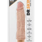 Dr. Skin Cock Vibe 10 Vibrating Dildo - Vanilla - 8.5in