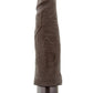 Dr. Skin Cock Vibe 14 Vibrating Dildo - Chocolate - 8in