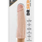 Dr. Skin Cock Vibe 14 Vibrating Dildo - Vanilla - 8in